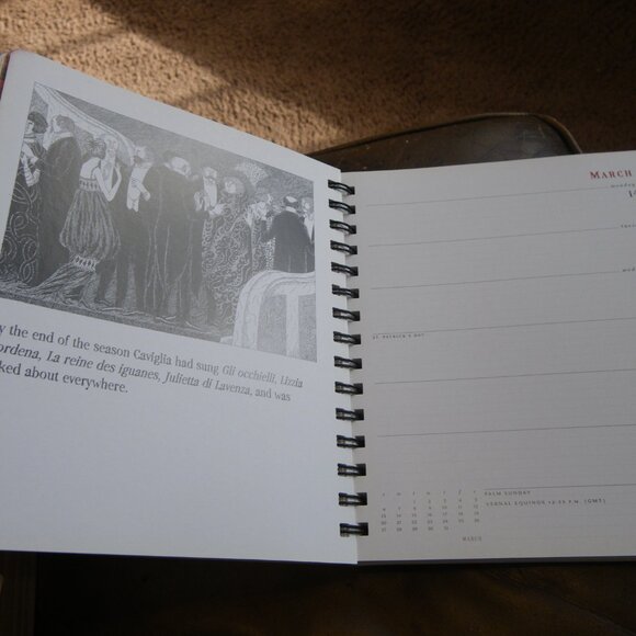 Edward Gorey: The Blue Aspic 2005 Engagement Calendar - Picture 3 of 4